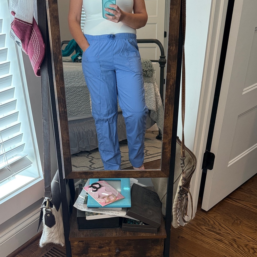 WonderWink Women's Light Blue Scrub Pants
